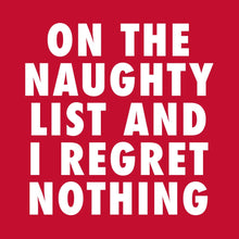 Load image into Gallery viewer, Christmas Cocktail Funny Napkins | I Regret Nothing