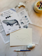 Load image into Gallery viewer, Whale Watercolor Kit