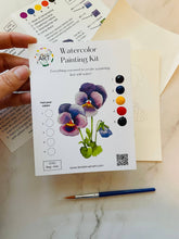 Load image into Gallery viewer, Pansy Watercolor Kit