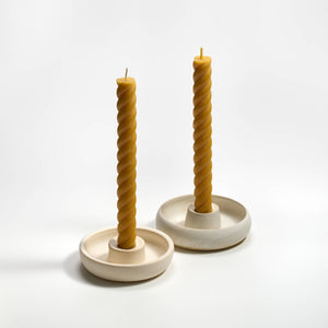 10" Rope Taper Candles: Sage