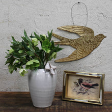 Load image into Gallery viewer, Bird Ornament, Antique Brass - Lrg