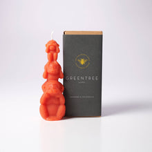 Load image into Gallery viewer, Wise Monkey Beeswax Candle: Turquoise
