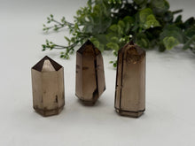 Load image into Gallery viewer, Smoky Quartz Crystal Polished Points - BRAZIL: 1 KG ( 15-20 Pieces)