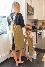 Load image into Gallery viewer, Linen Pinafore ( Japanese Apron): One Size ( US 14 and up or for oversized/loose look) / Navy