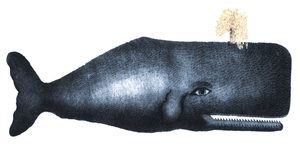 Animals/Birds/Fish/ Sperm Whale Hand Towel