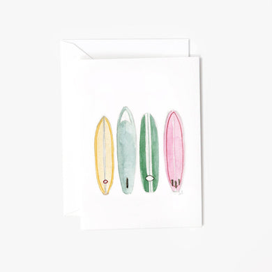 Surfboards mini notecard