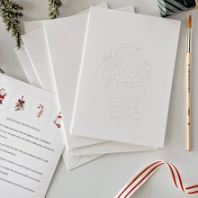 Load image into Gallery viewer, Classic christmas paintable notecard