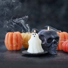 Load image into Gallery viewer, Ghost Candle – 100% Beeswax – Natural – 3” Handcrafted