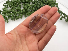 Load image into Gallery viewer, Rainbow Fluorite Worry Stones 40x30x8mm (1 piece)