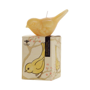 Beeswax Song Birds Novelty Candle: Pecking