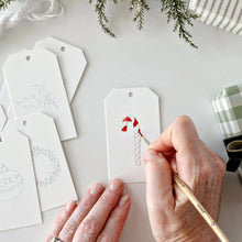 Load image into Gallery viewer, Classic christmas paintable gift tags
