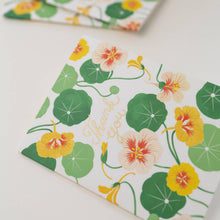 Load image into Gallery viewer, NASTURTIUMS  | thank you card