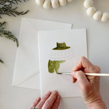 Load image into Gallery viewer, Warm + cozy paintable notecard