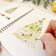 Load image into Gallery viewer, Nutcracker watercolor workbook
