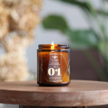 Load image into Gallery viewer, Alchemy Candles – Scented Beeswax – Autumn Collection 7oz: Vanilla + Amyris