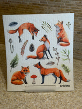 Load image into Gallery viewer, Fox Swedish Dishcloth | Reusable Paper Towels