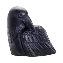 Load image into Gallery viewer, Crow Candle – 100% Beeswax – Black – 4” Handcrafted