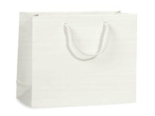 Load image into Gallery viewer, Matte Paper Cord Handle Gift Bags: Aqua Matte / 100 Pack / Cub 8x4x10"