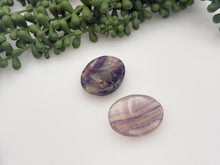 Load image into Gallery viewer, Rainbow Fluorite Worry Stones 40x30x8mm (1 piece)