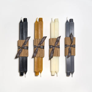 12" Square Taper Candles: Antique