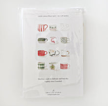 Load image into Gallery viewer, Christmas mugs tea towel