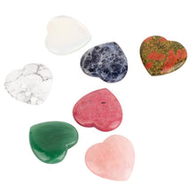 Load image into Gallery viewer, Large Heart Stones: AVENTURINE