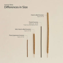 Load image into Gallery viewer, Frankincense Japanese Incense Stick Set - 30 Sticks with Ceramic Holder