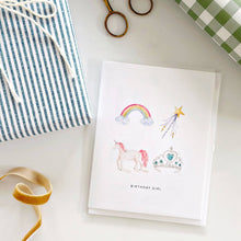 Load image into Gallery viewer, Birthday girl greeting card