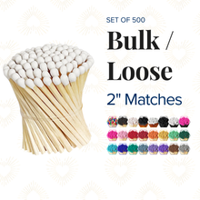 Load image into Gallery viewer, 2" Matches - sets of 500s Bulk / Loose / Raw: Evergreen