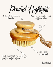 Load image into Gallery viewer, Bamboo Body Dry Brush | Faire Market Bestseller