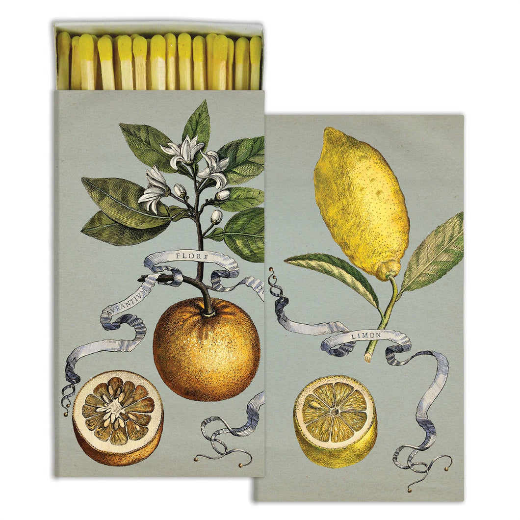 Matches - Citrus : Lemon & Orange - Yellow