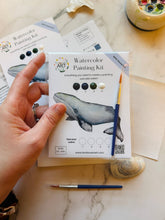 Load image into Gallery viewer, Whale Watercolor Kit