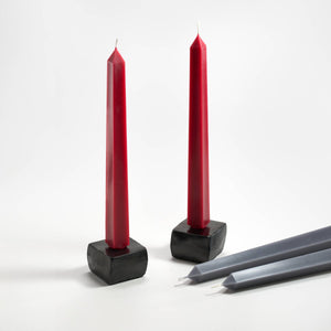12" Square Taper Candles: Antique