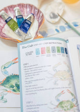 Load image into Gallery viewer, Watercolor Art Kit- Blue Claw Crab