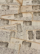 Load image into Gallery viewer, Original 1600s Stamped Antique French Script Document Pages