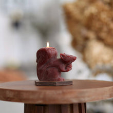 Load image into Gallery viewer, Squirrel Candle – 100% Pure Beeswax – Hand-Sculpted