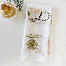 Load image into Gallery viewer, Christmas mugs tea towel