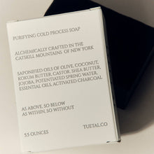 Load image into Gallery viewer, Obsidian Purifying Activated Charcoal Bar Soap