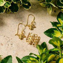 Load image into Gallery viewer, Bee Charmed Dangle Earrings