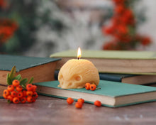 Load image into Gallery viewer, Hedgehog Candle – 100% Pure Beeswax – Handcrafted