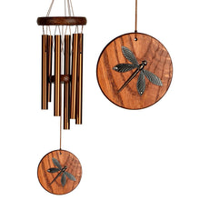 Load image into Gallery viewer, Woodstock Habitats™ Chime - Teak, Dragonfly