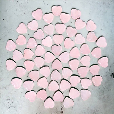 💕 Rose Quartz Crystal Mini Heart Stones 💖✨