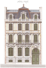 Load image into Gallery viewer, Architecture/ Hotel Prive I Hand Towel