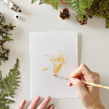 Load image into Gallery viewer, Mushrooms paintable notecards
