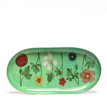 Load image into Gallery viewer, Oval Enamel Tray - Festival of Flowers