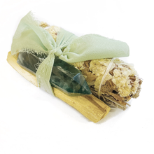 Load image into Gallery viewer, Clarity White Sage + Fluorite Bundle with Palo Santo