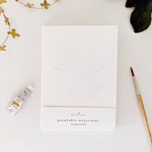 Load image into Gallery viewer, Backyard birds paintable notecards