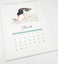 Load image into Gallery viewer, 2026 Watercolor Coastal Creatures wall calendar