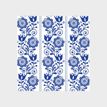 Load image into Gallery viewer, Blue Flowers Swedish Dishcloth | Sponge Cloth