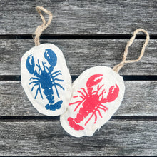 Load image into Gallery viewer, Rustic Lobster Ornament: Red